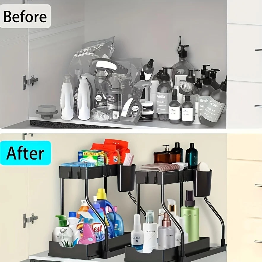 The ClarioSlide Under-Sink Organizer