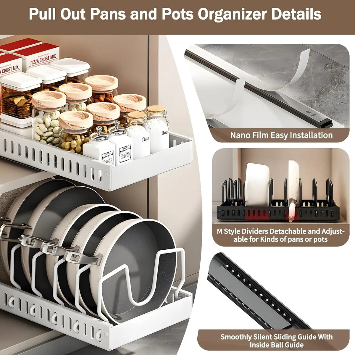 The ClarioFlow Pots & Pans Organizer