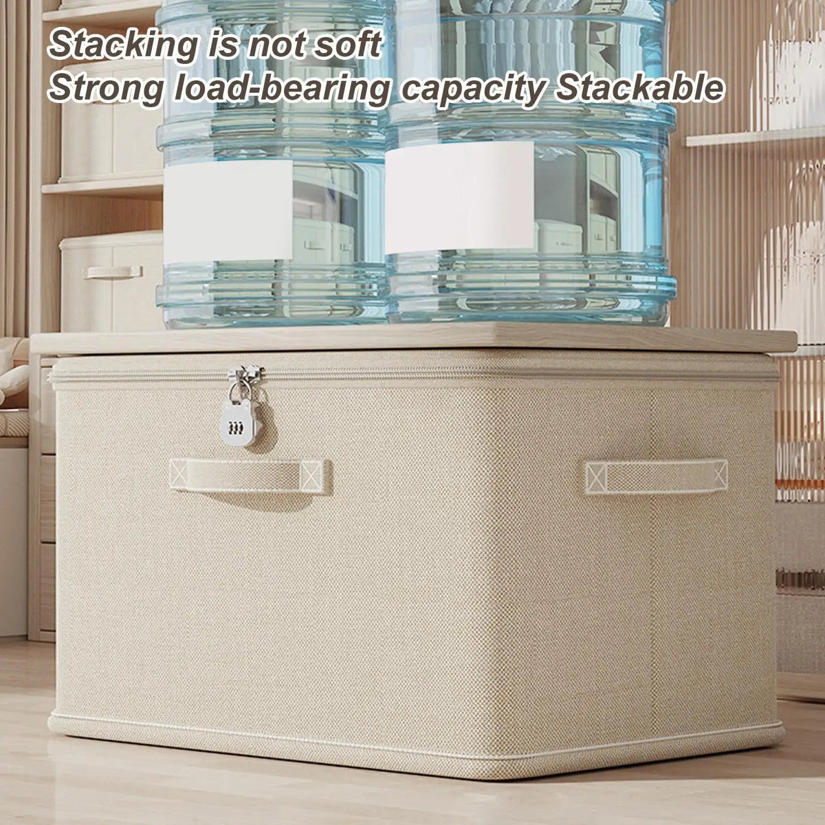 The ClarioStack Lockable Storage Bin