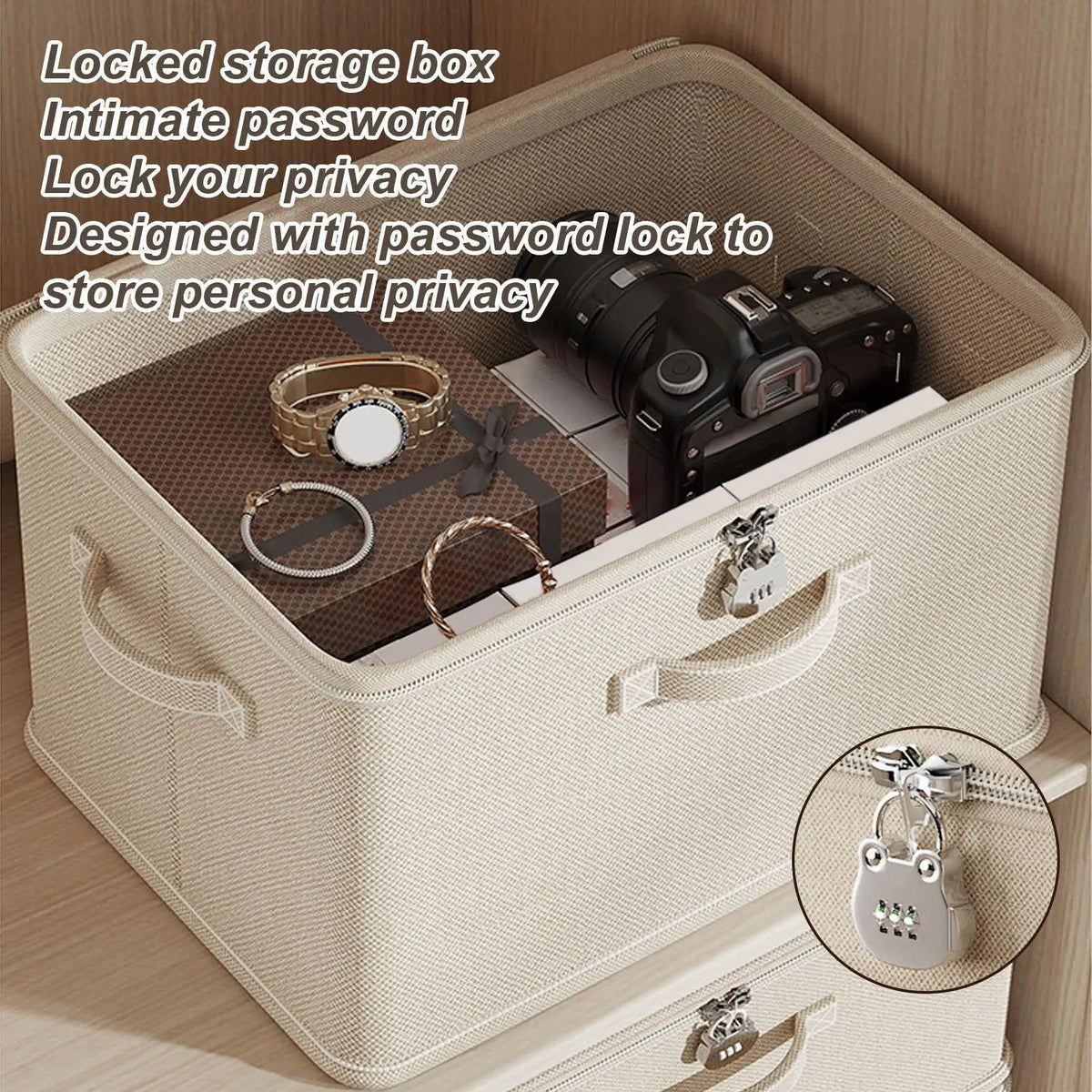 The ClarioStack Lockable Storage Bin