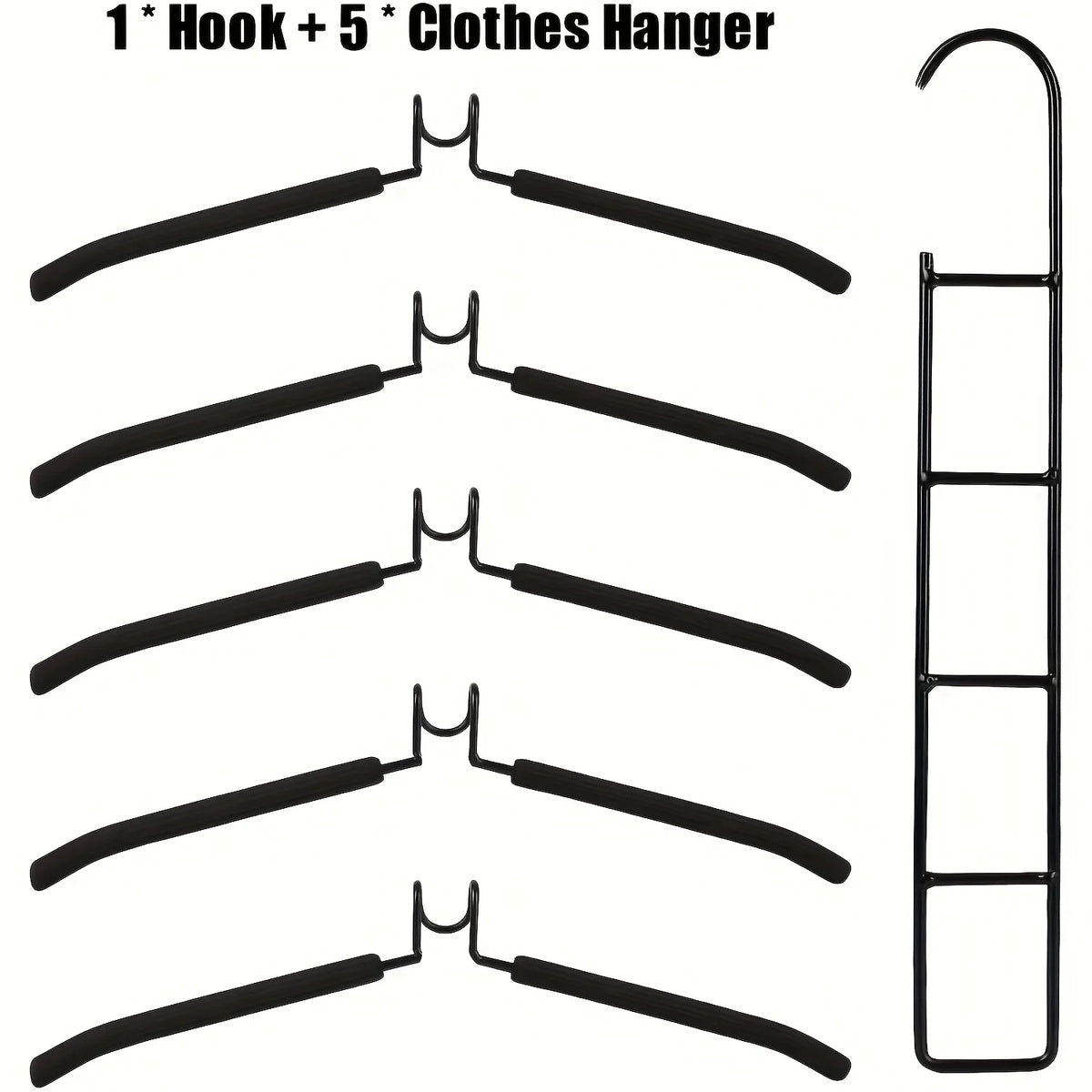 The ClarioSpace Closet Hanger Set