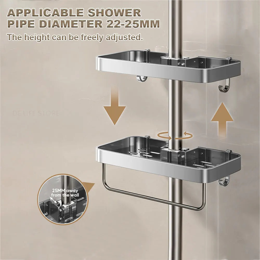 The ClarioDrip Shower Caddy