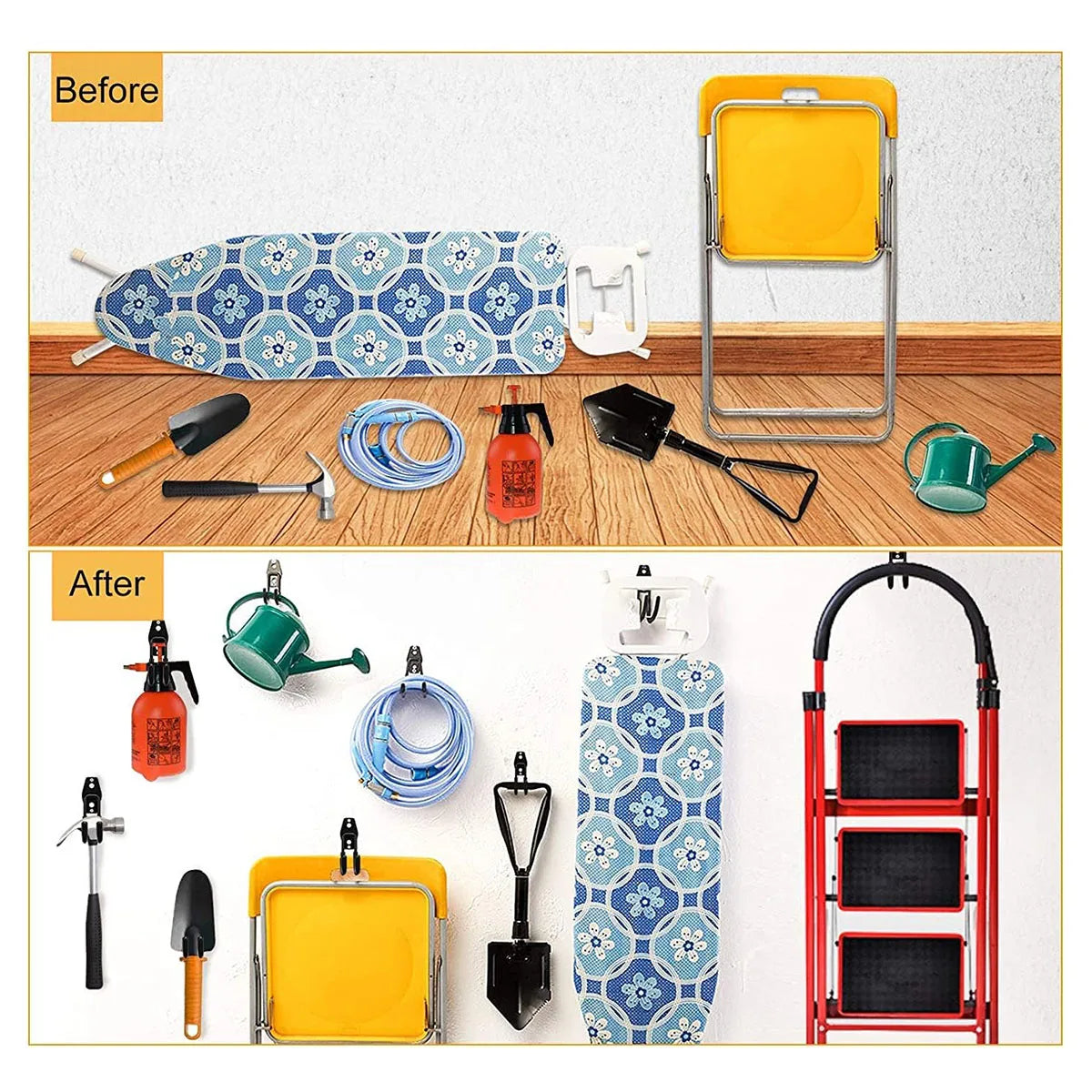 The ClarioHold Garage Storage Hooks