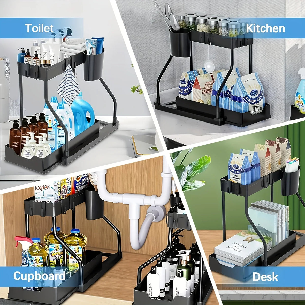 The ClarioSlide Under-Sink Organizer