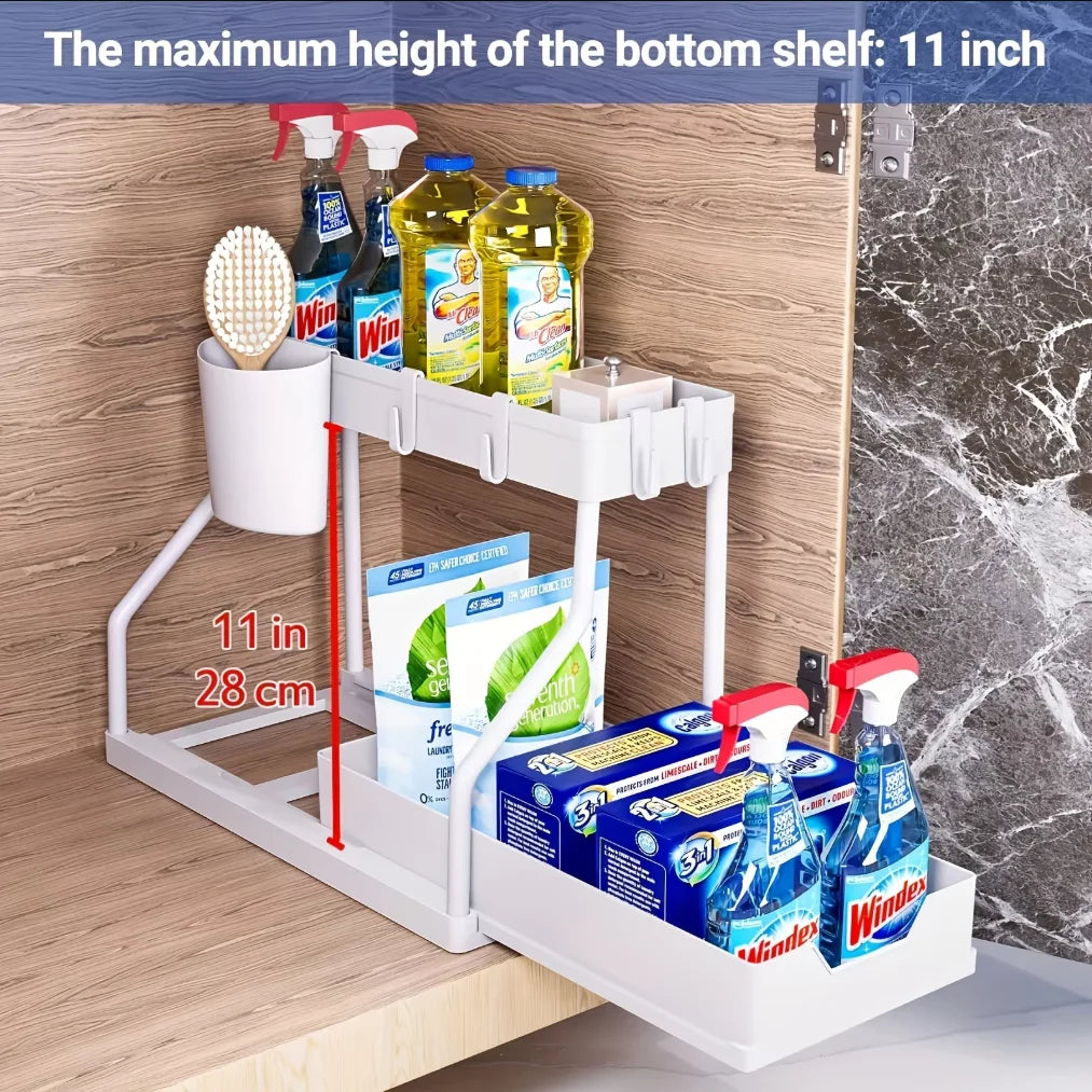 The ClarioSlide Under-Sink Organizer