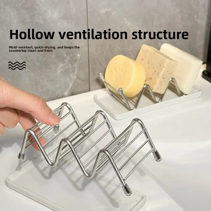 The ClarioClean Countertop Soap & Sponge Holder