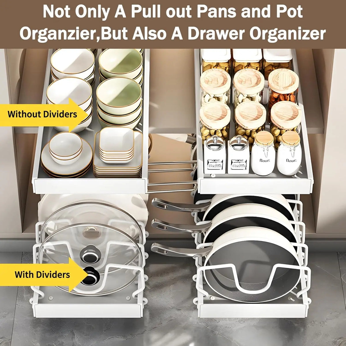 The ClarioFlow Pots & Pans Organizer