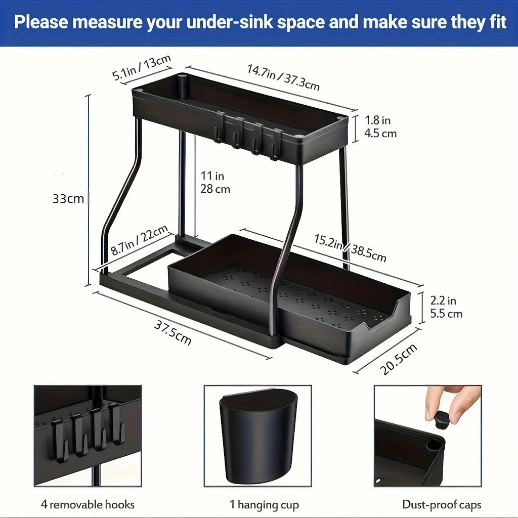 The ClarioSlide Under-Sink Organizer