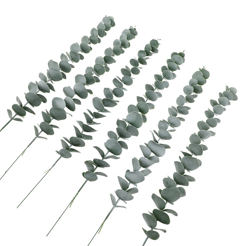 Faux eucalyptus stems in deep sage