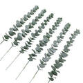 Faux eucalyptus stems in deep sage